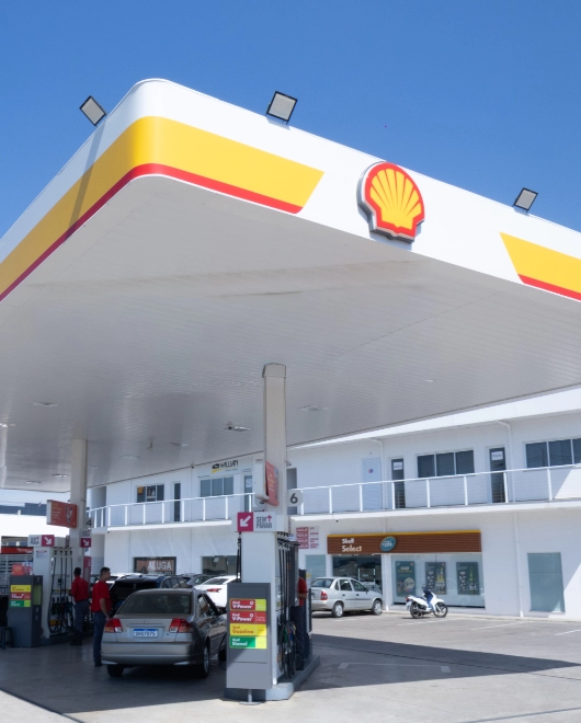 Estamos por todo Brasil, Argentina e Paraguai com a distribuição de combustíveis com a marca Shell.
