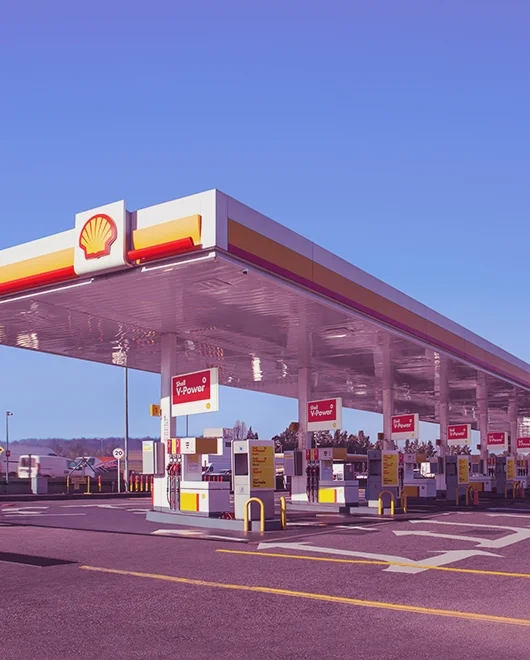 Las estaciones de servicio Shell