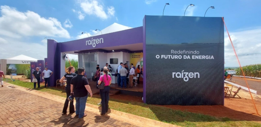 Estande da Raízen no Coplacampo tem recebido mais de 250 visitantes por dia